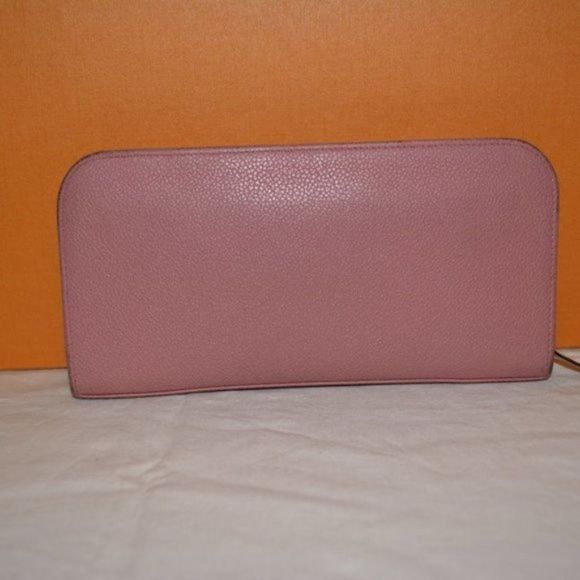 𝅺SAINT Laurent Light Pink Long zippy wallet - Picture 4 of 6